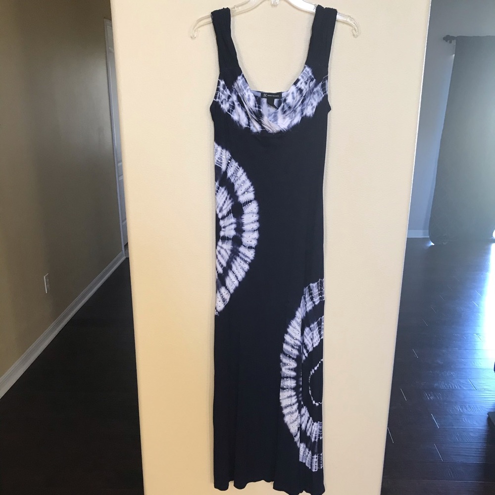 Navy blue maxi dress